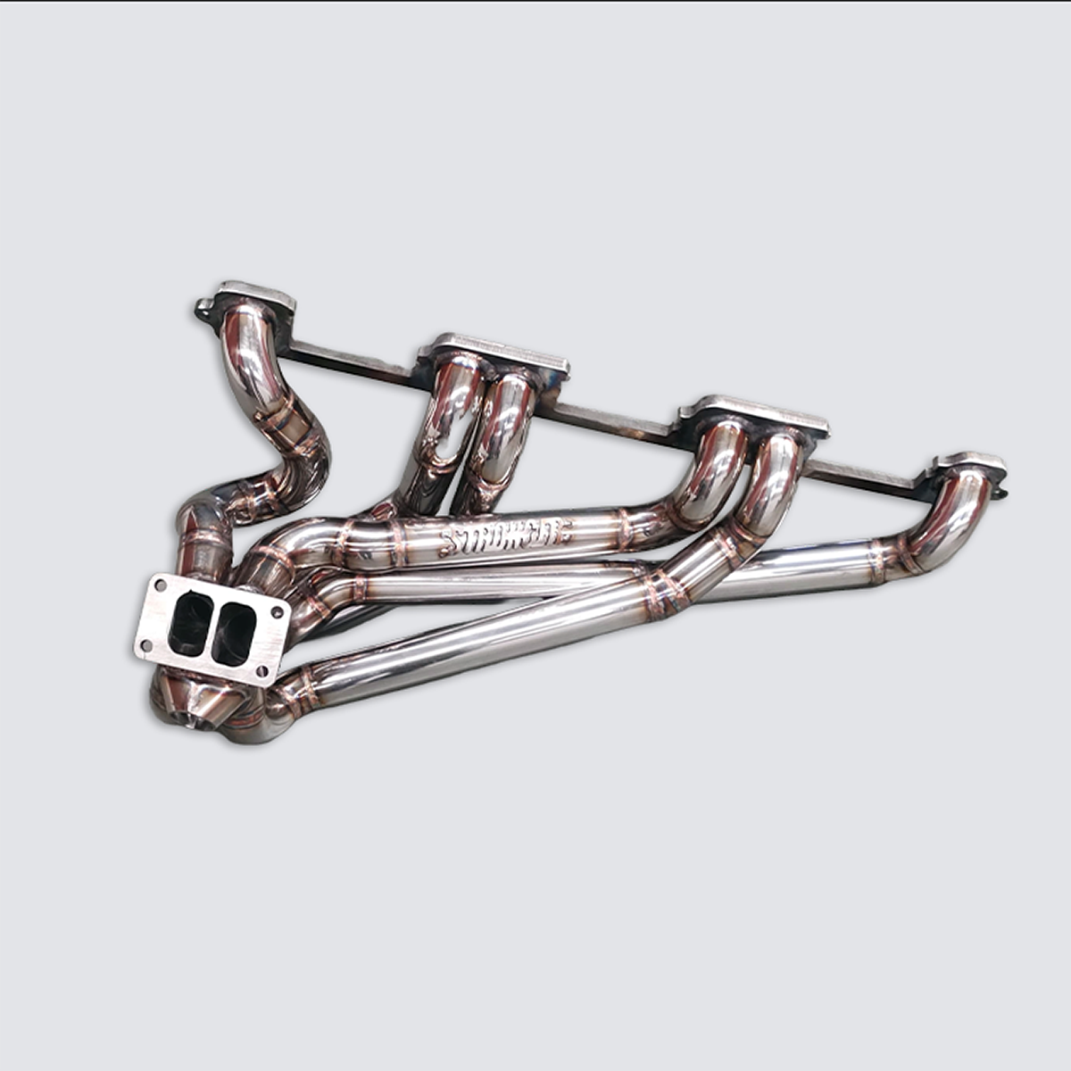 COLETOR DE ESCAPE OPALA 6CIL  (inox)